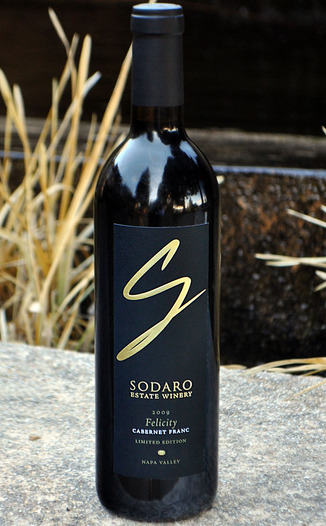 Sodaro Estate Winery 2009 Limited Edition Napa Valley Felicity Cabernet Franc 750ml Wine Bottle