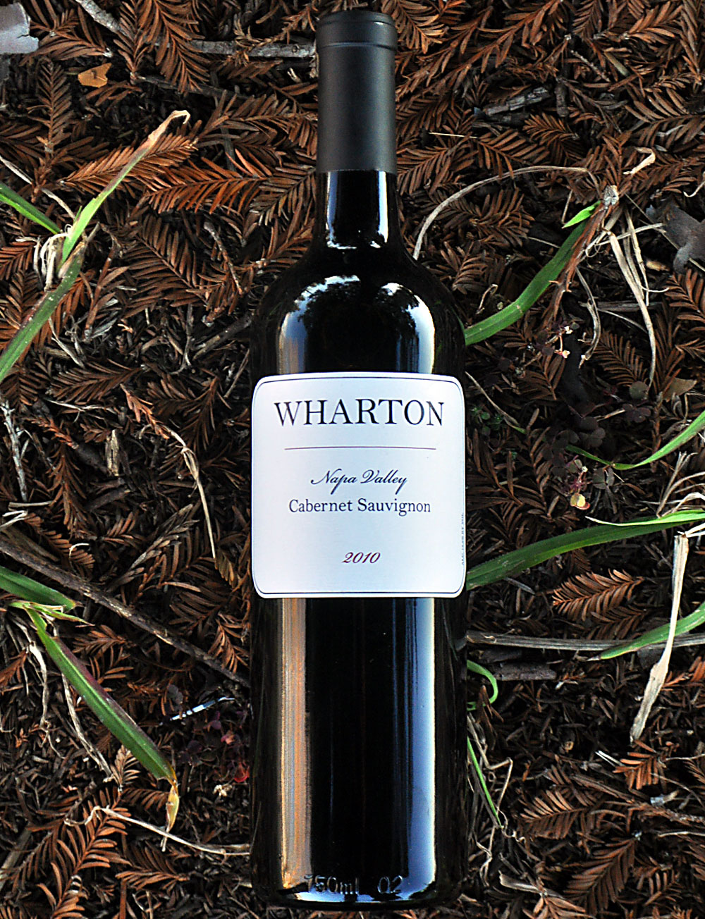 Wharton Wines 2010 Napa Valley Cabernet Sauvignon 750ml Wine Bottle