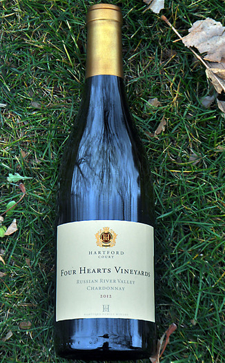 Hartford Family Winery 2012 Four Hearts Vineyard Chardonnay 750ml Wine Bottle