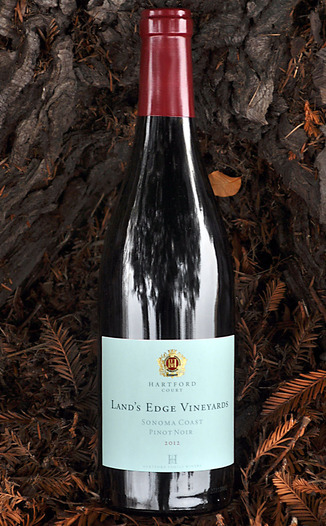 Hartford Family Winery 2012 Land's Edge Vineyards Sonoma Coast Pinot Noir 750ml Wine Bottle