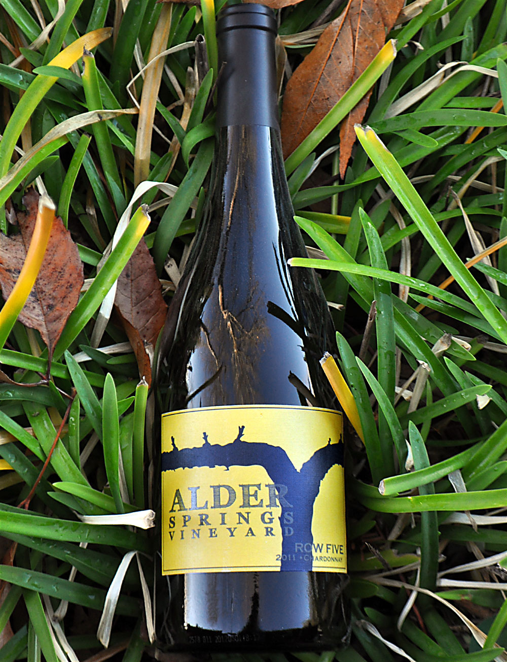 Alder Springs Vineyard 2011 Row Five Chardonnay 750ml Wine Bottle