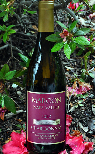 Maroon 2013 Cathartes Vineyard Napa Valley Chardonnay 750ml Wine Bottle