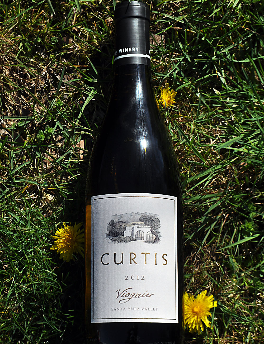Curtis Winery 2012 Santa Ynez Valley Estate Viognier 750ml Wine Bottle