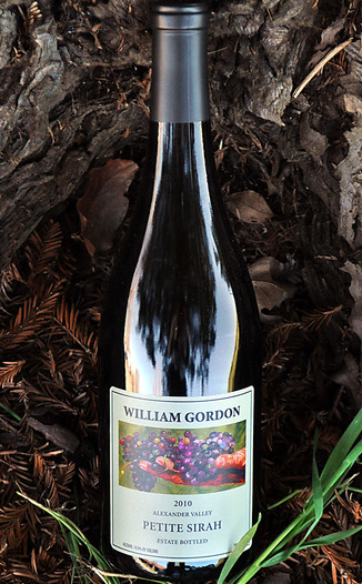 William Gordon Winery 2010 Alexander Valley Petite Sirah 750ml Wine Bottle