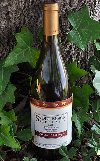 Saddleback Cellars 2011 Oakville Estate Pinot Blanc 750ml Wine Bottle