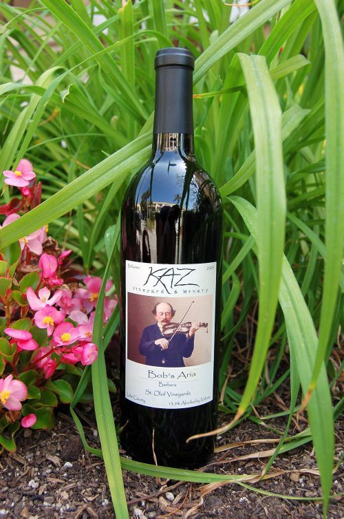 Kaz Winery 2005 Bob's Aria Barbera 750ml Wine Bottle