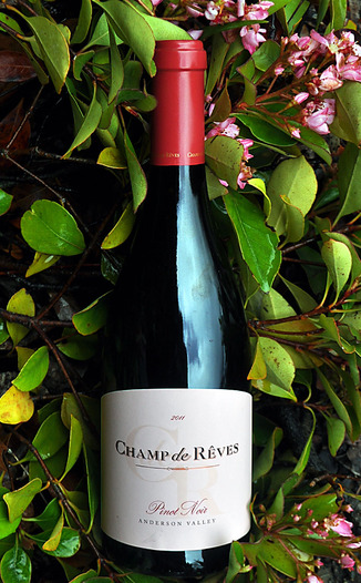 Champ de Reves 2011 Anderson Valley Pinot Noir 750ml Wine Bottle