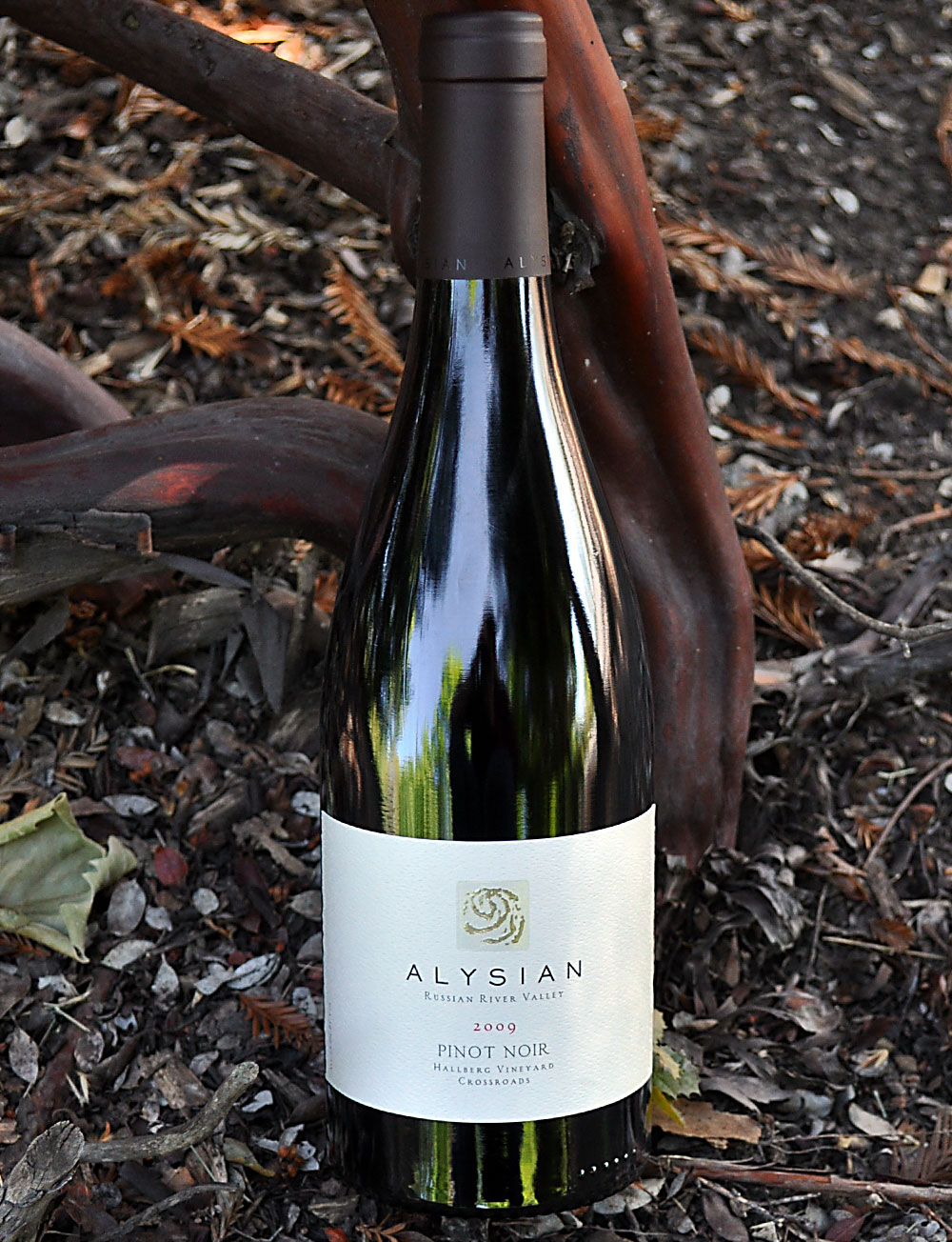 Alysian Wines 2009 Hallberg Vineyard Crossroads Pinot Noir 750ml Wine Bottle