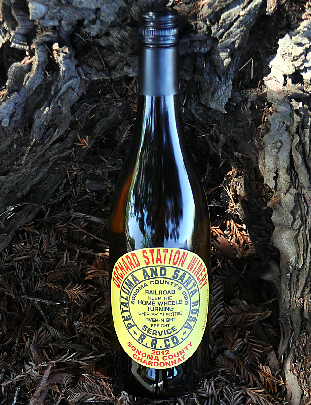 Orchard Station Winery 2012 Sonoma County Chardonnay 750ml Wine Bottle