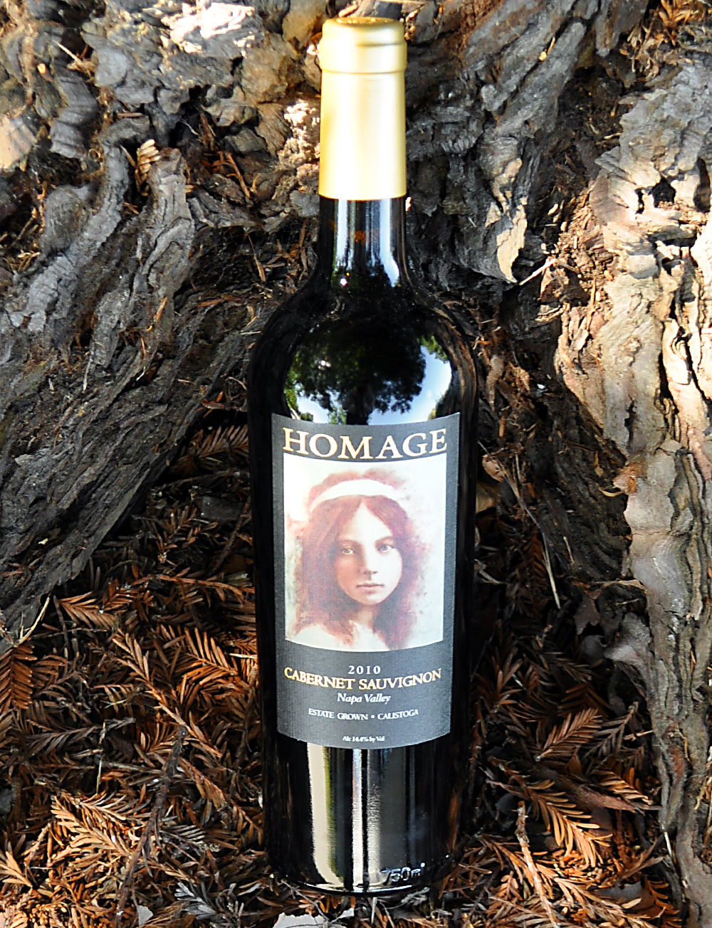 Homage Vineyard 2010 Napa Valley Cabernet Sauvignon 750ml Wine Bottle