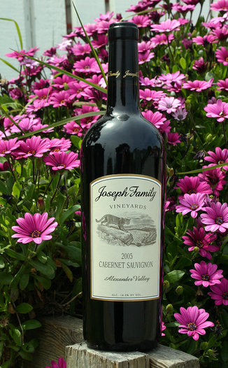 Joseph Family Vineyards 2005 Cabernet Sauvignon 750ml Wine Bottle
