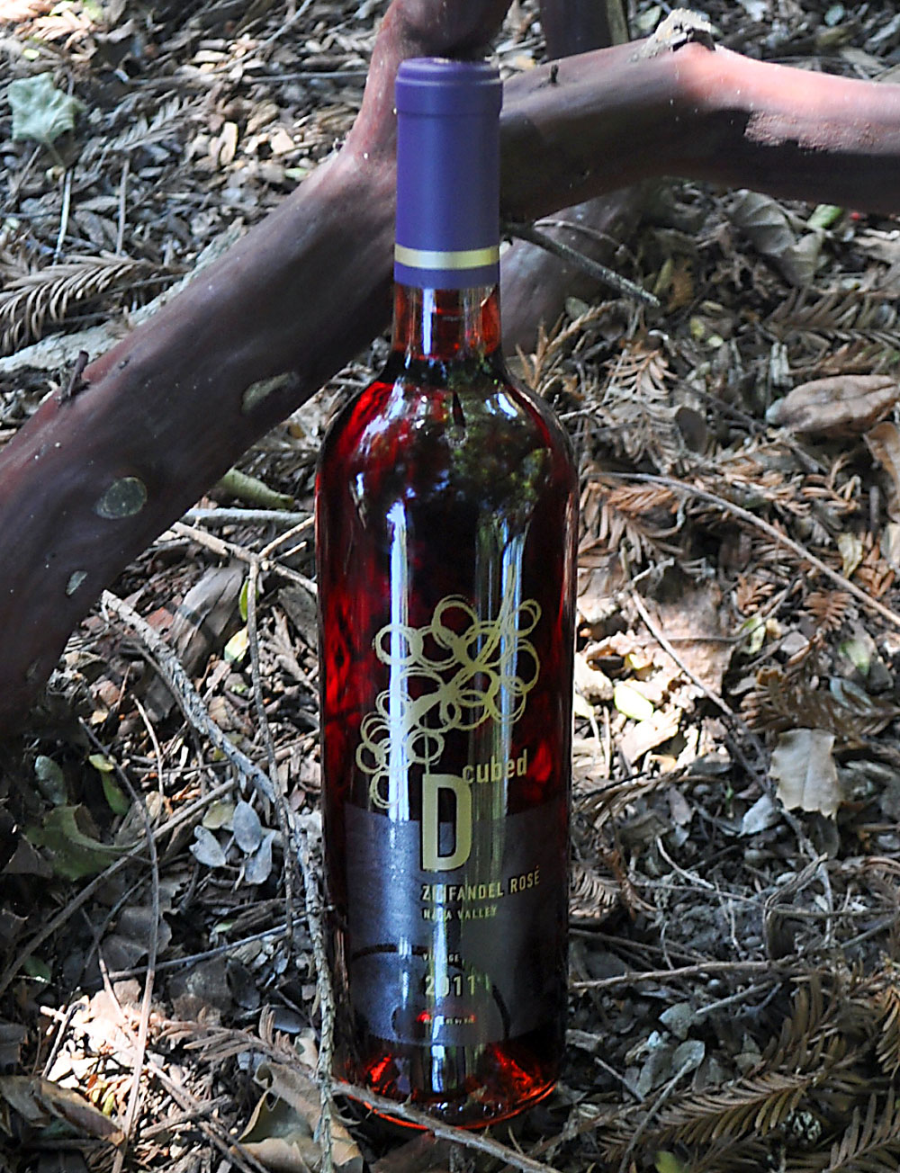 D-Cubed Cellars 2011 Napa Valley Zinfandel Rosé 750ml Wine Bottle