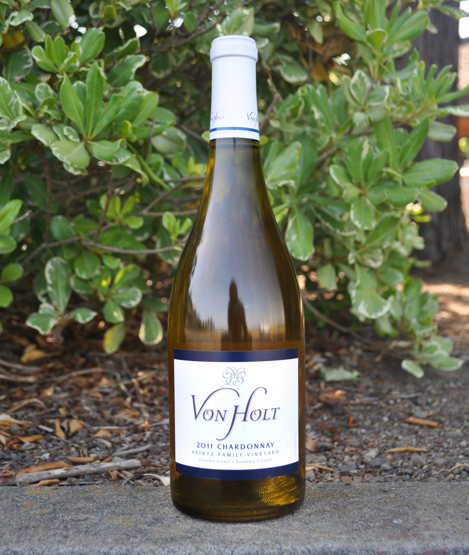 Von Holt 2011 Heintz Vineyard Chardonnay 750ml Wine Bottle