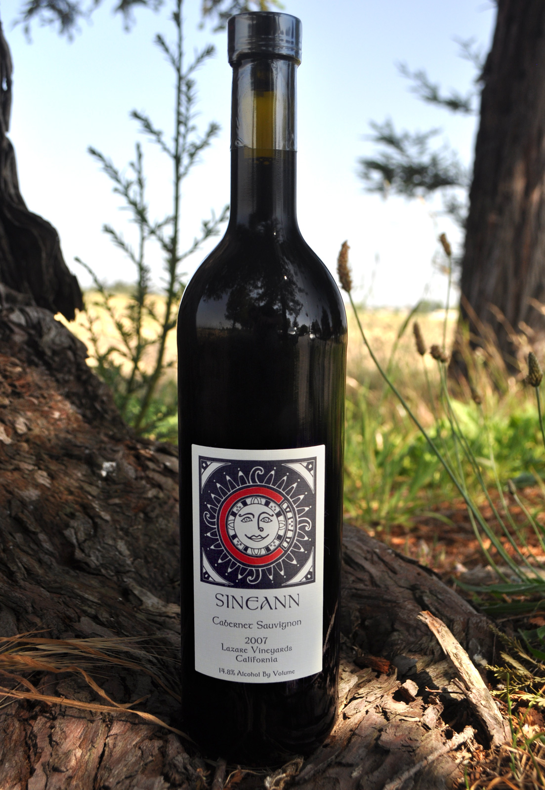 Sineann Winery 2007 Lazare Vineyards Cabernet Sauvignon 750ml Wine Bottle