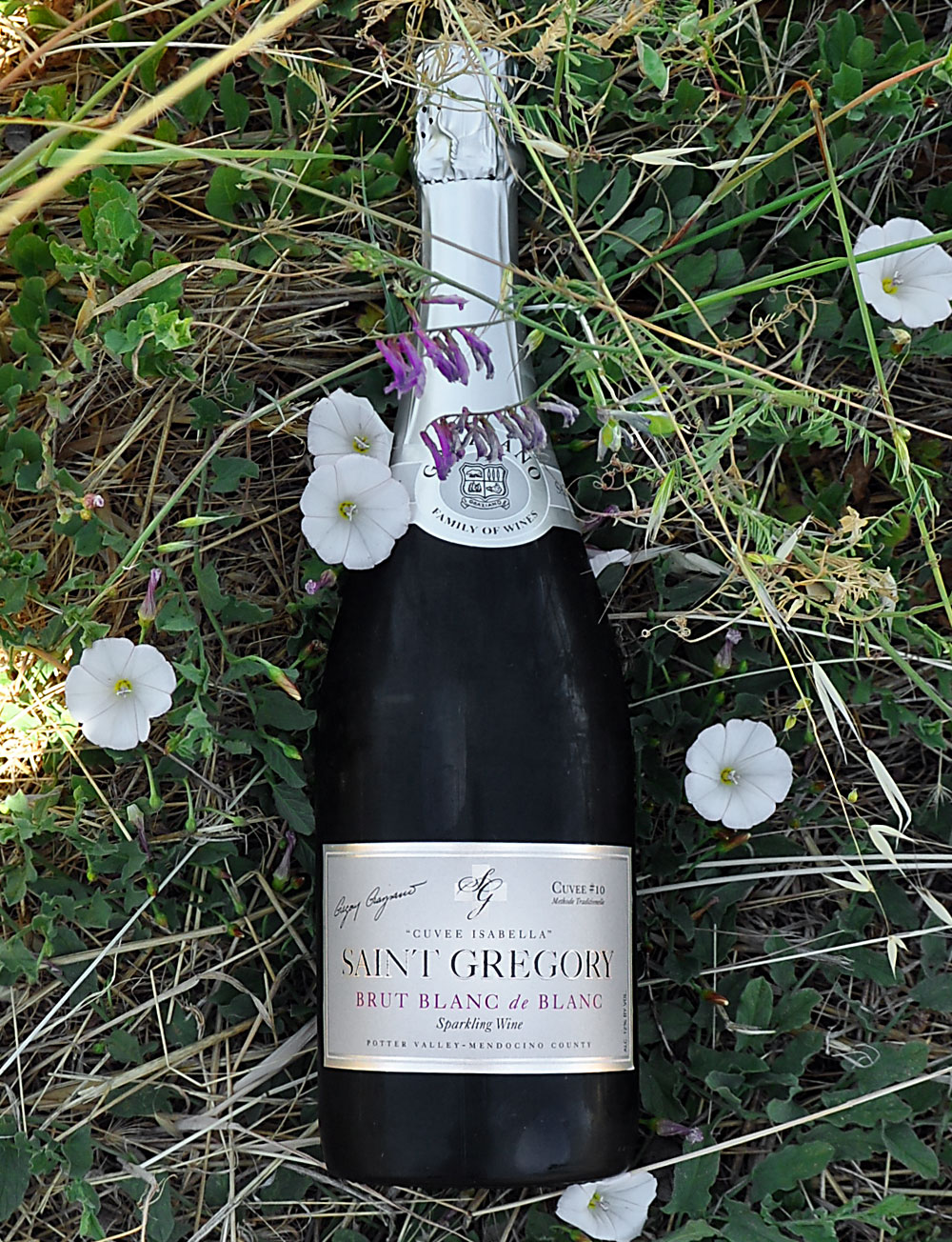 Graziano Family of Wines NV Saint Gregory Brut Blanc de Blanc 750ml Wine Bottle