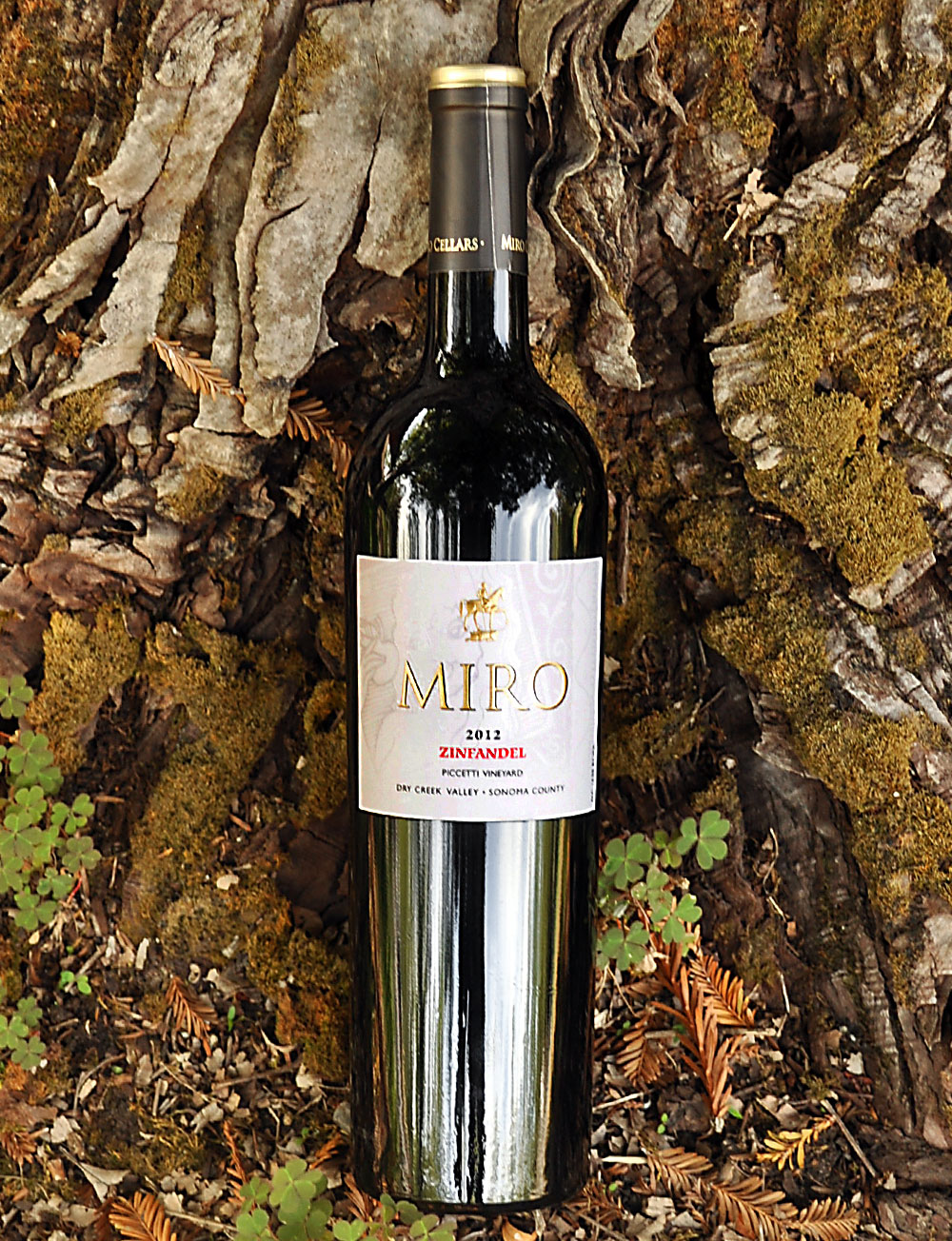 Miro Cellars 2012 Dry Creek Valley Zinfandel 750ml Wine Bottle