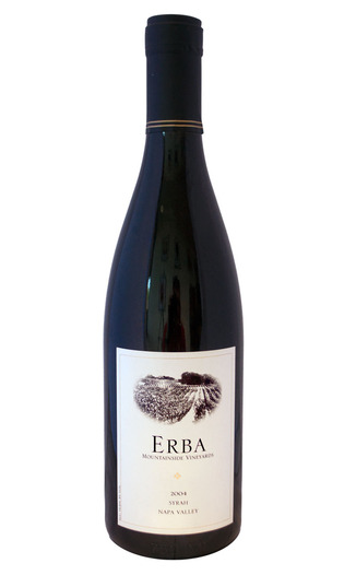 Erba Mountainside Vineyards 2004 Napa Valley Syrah 750ml Wine Bottle