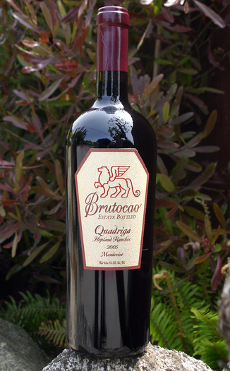 Brutocao Cellars 2005 Quadriga 750ml Wine Bottle