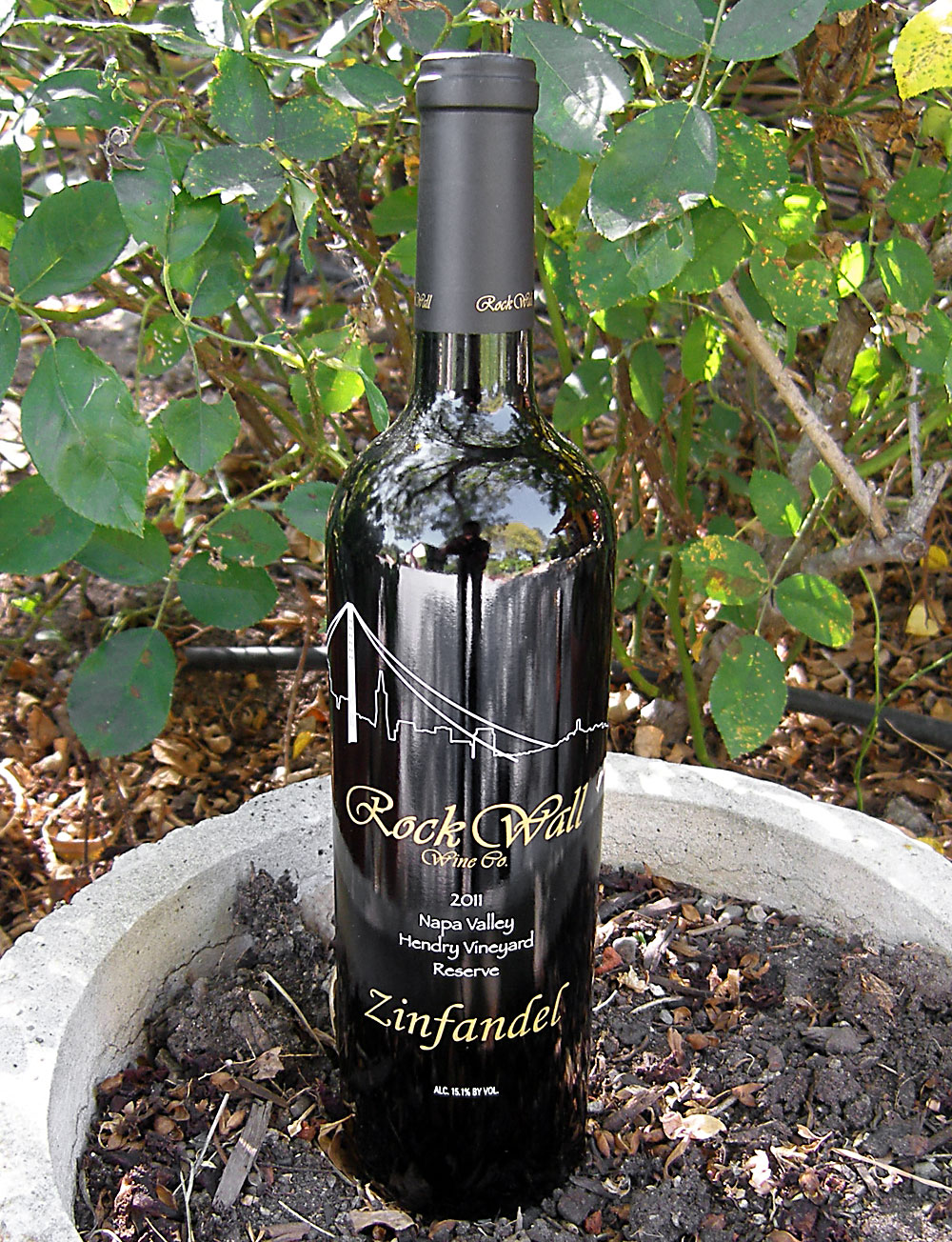 Rock Wall Wine Co. 2011 Napa Valley Hendry Vineyard Reserve Zinfandel 750ml Wine Bottle