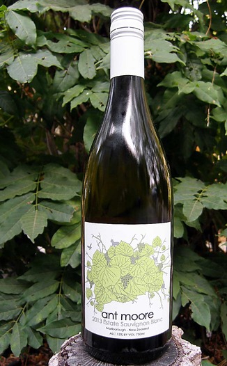 Ant Moore Wines 2013 Estate Sauvignon Blanc 750ml Wine Bottle