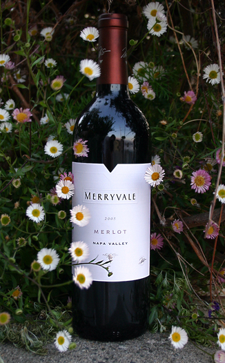 Merryvale Vineyards 2005 Merlot, Napa Valley 750ml Wine Bottle