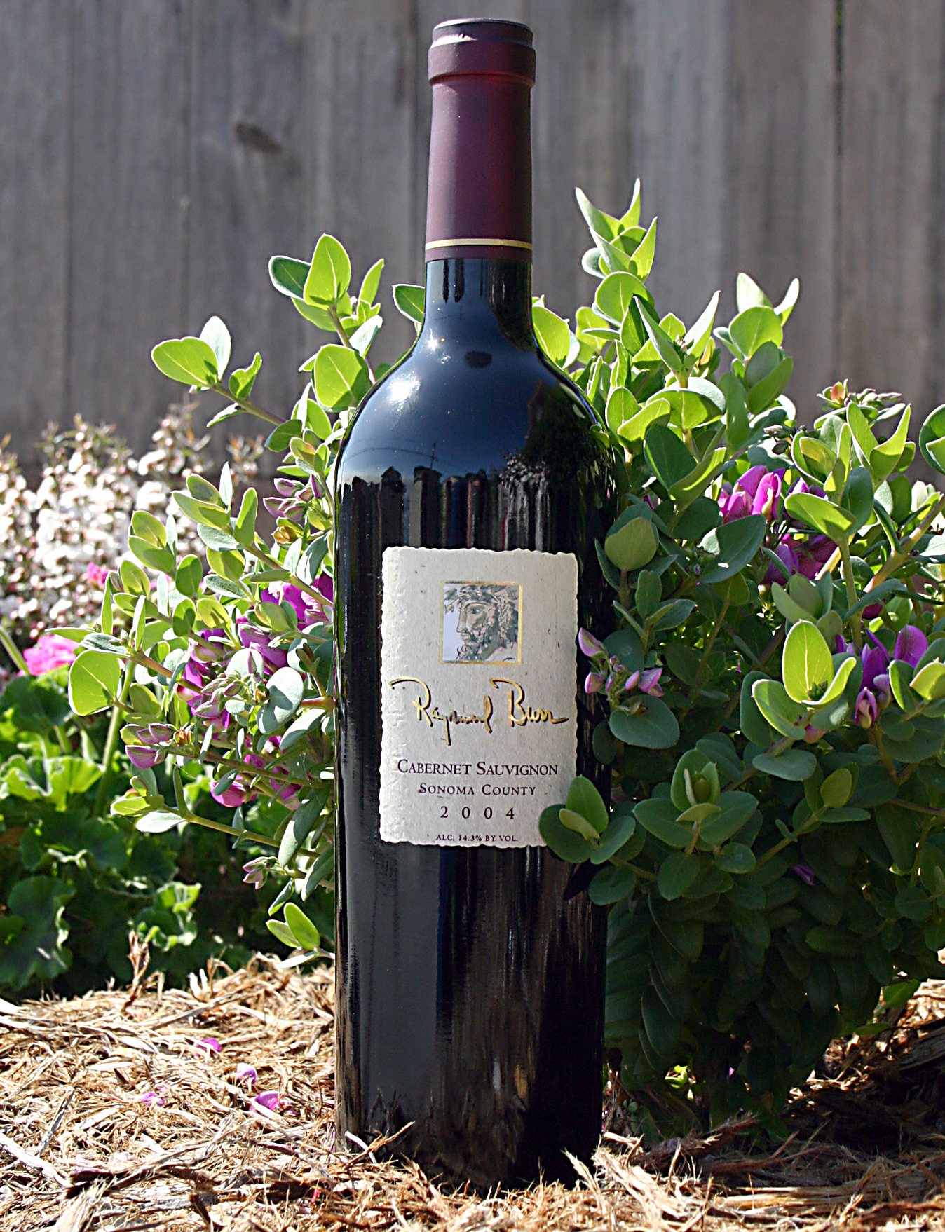 Raymond Burr Vineyards 2004 Cabernet Sauvignon 750ml Wine Bottle