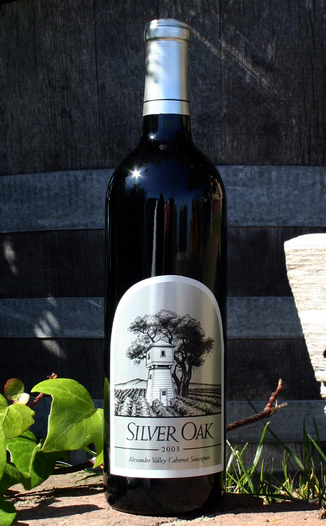 Silver Oak Cellars 2003 Alexander Valley Cabernet Sauvignon 750ml Wine Bottle