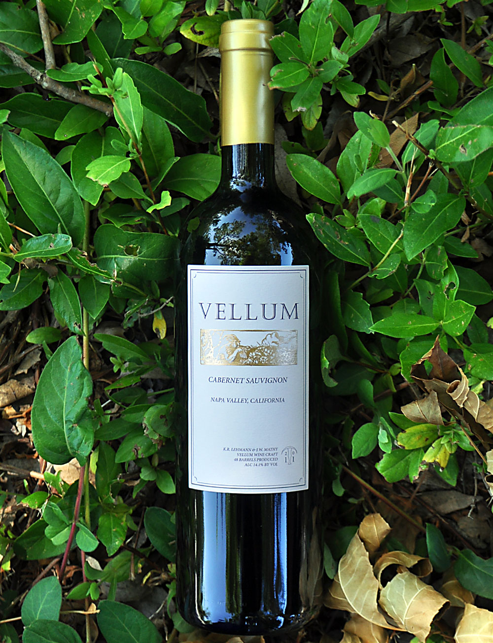 Vellum Wine Craft 2011 Napa Valley Cabernet Sauvignon (Signed Bottles) 750ml Wine Bottle