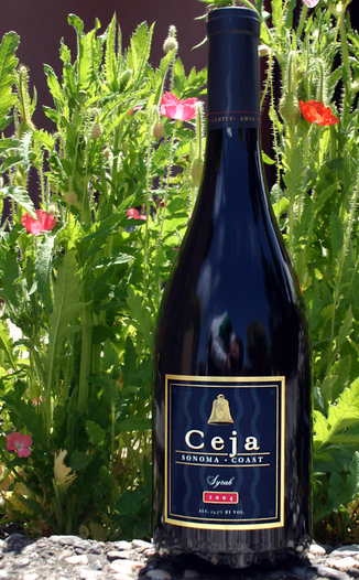 Ceja Vineyards 2004 Sonoma Coast Syrah 750ml Wine Bottle