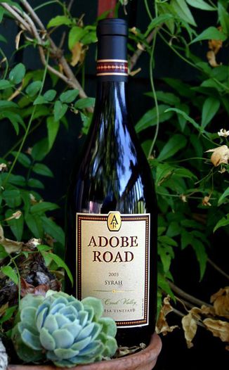 Adobe Road 2003 Syrah 750ml Wine Bottle