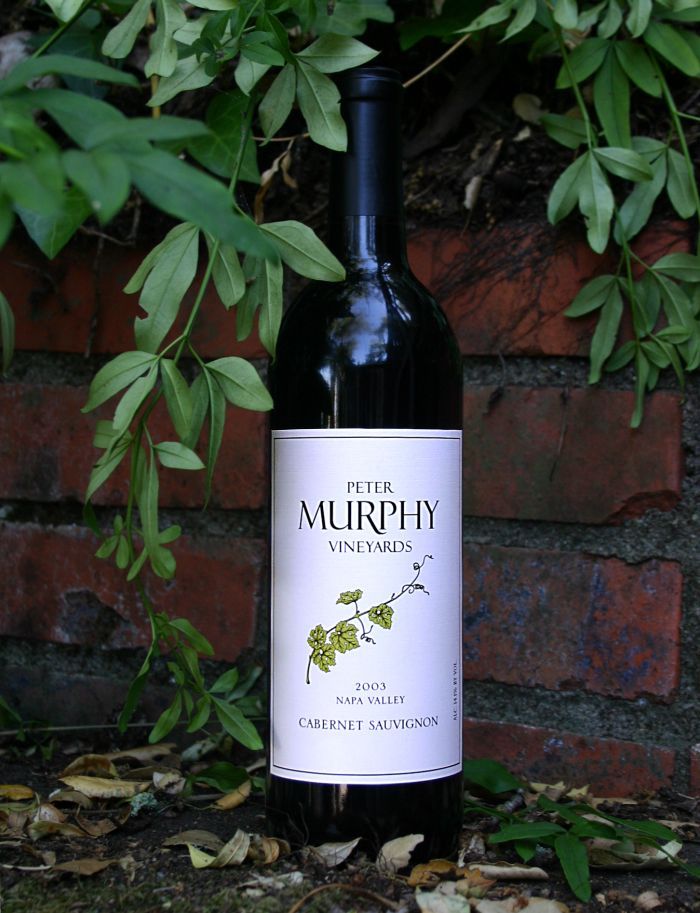 Murphy Vineyards 2003 Cabernet Sauvignon 750ml Wine Bottle