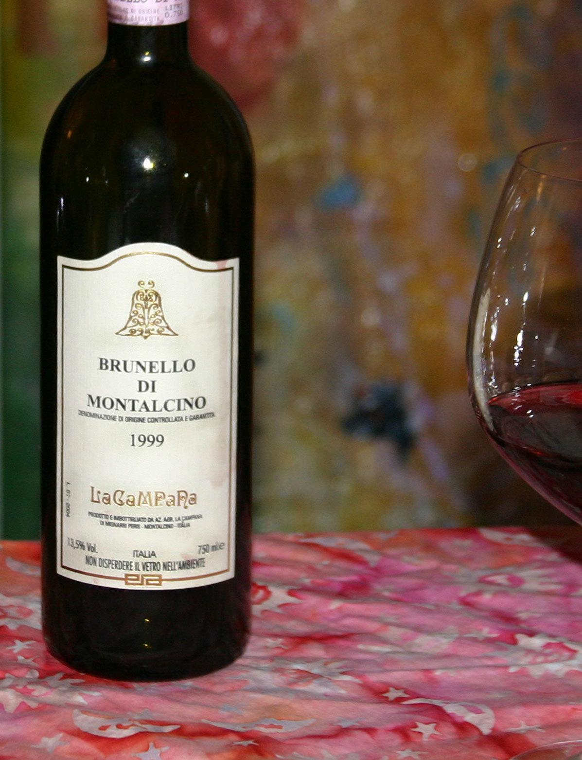 La Campana 1999 Brunello di Montalcino 750ml Wine Bottle