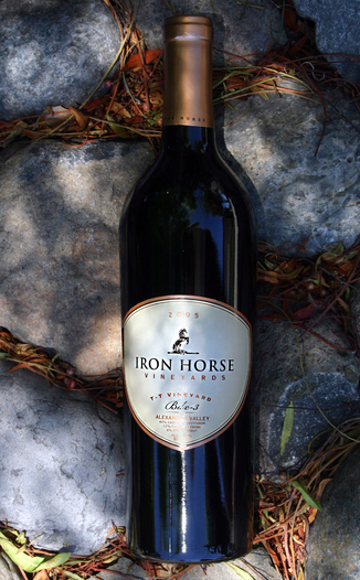 Iron Horse Vineyards 2005 T-bar-T Bdx-3 750ml Wine Bottle