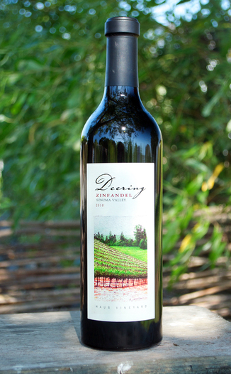 Deering Wine 2010 Sonoma Valley Maus Vineyard Zinfandel 750ml Wine Bottle
