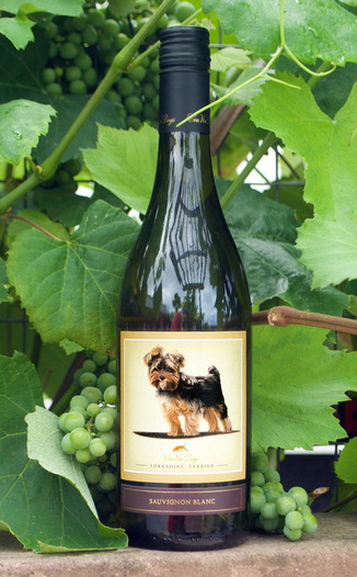 Cru Vin Dogs 2013 Yorkshire Terrier Sauvignon Blanc 750ml Wine Bottle