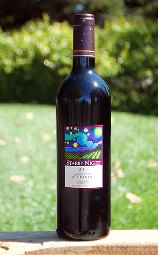 Starry Night Winery 2011 Alexander Valley Zinfandel 750ml Wine Bottle