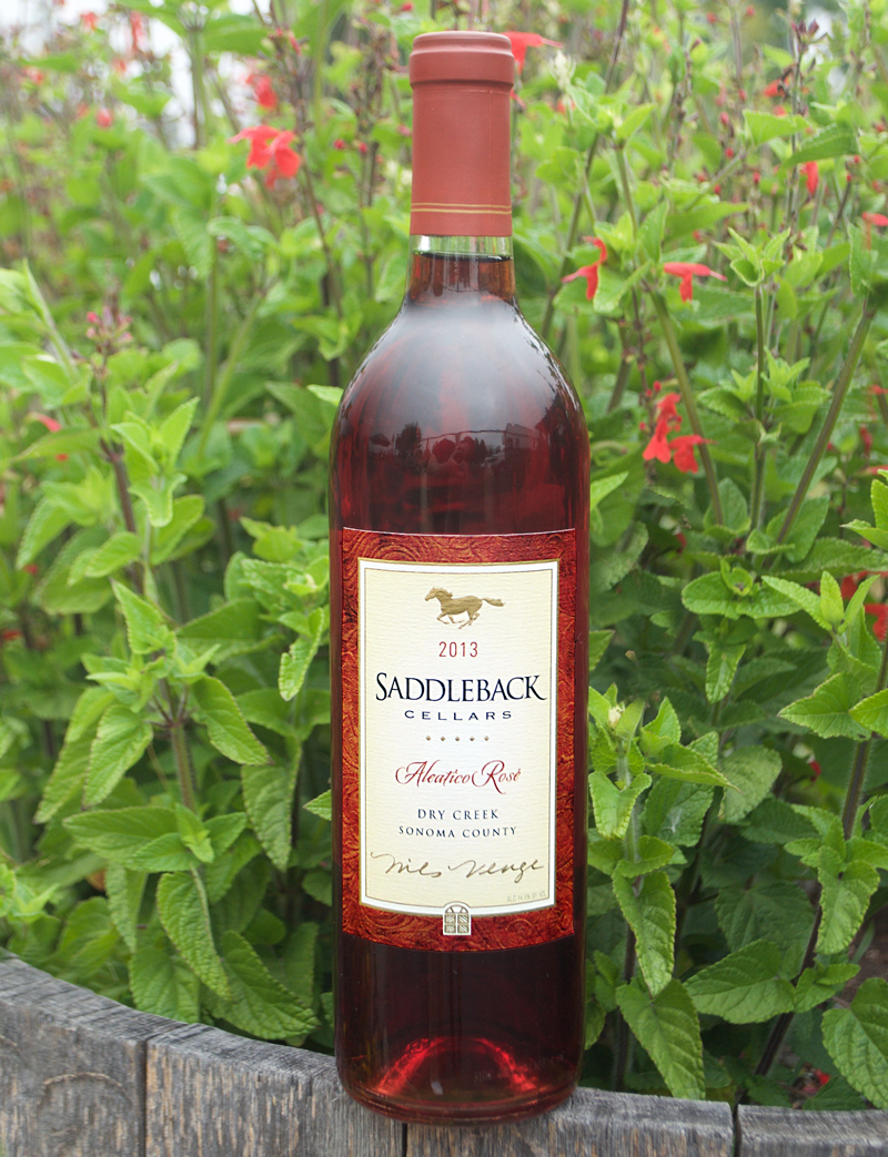 Saddleback Cellars 2013 Dry Creek Valley Aleatico Rose 750ml Wine Bottle