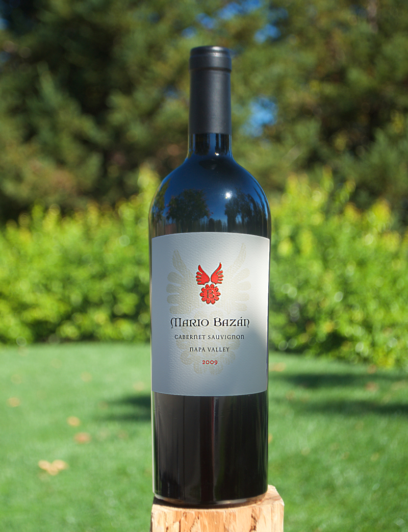 Mario Bazan Cellars 2009 Napa Valley Cabernet Sauvignon 750ml Wine Bottle