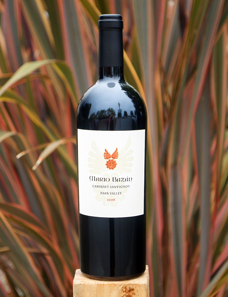 Mario Bazan Cellars 2008 Napa Valley Cabernet Sauvignon 750ml Wine Bottle