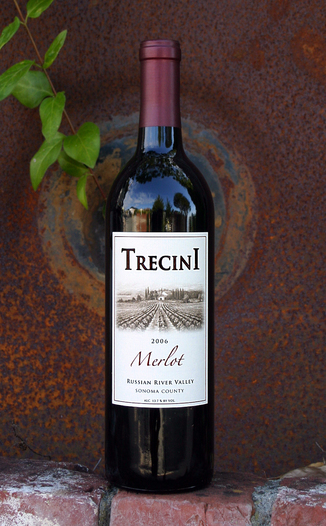 Trecini Cellars 2006 Russian River Merlot 750ml Wine Bottle