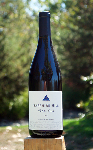 Sapphire Hill 2012 Alexander Valley Petite Sirah 750ml Wine Bottle