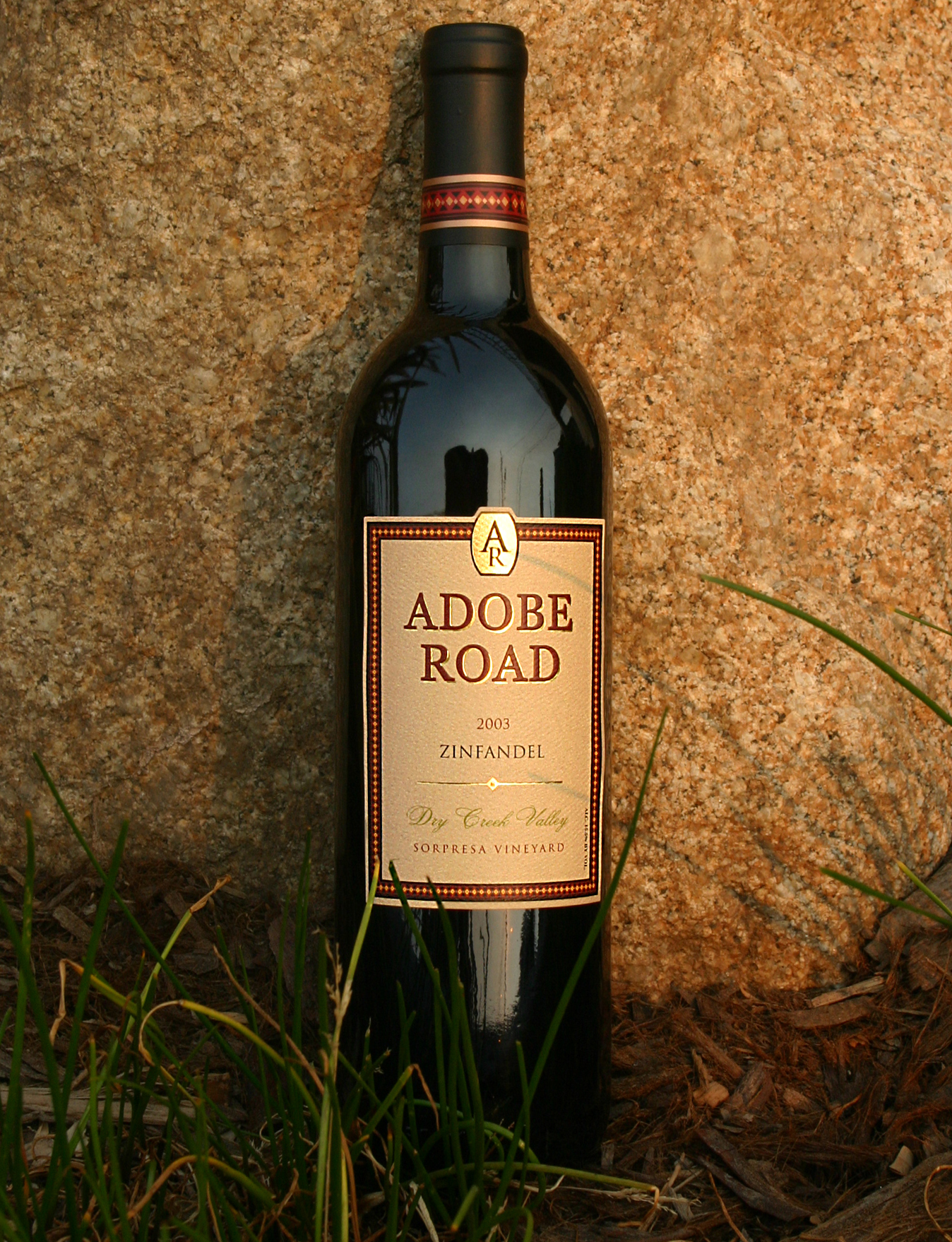 Adobe Road 2003 Dry Creek Valley Zinfandel 750ml Wine Bottle
