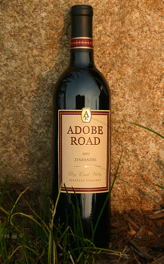 Adobe Road 2003 Dry Creek Valley Zinfandel 750ml Wine Bottle
