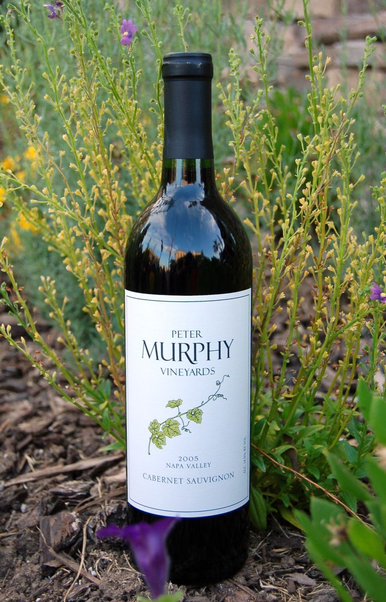 Murphy Vineyards 2005 Cabernet Sauvignon 750ml Wine Bottle