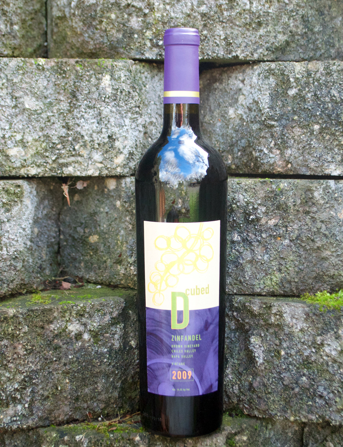 D-Cubed Cellars 2009 Brown Vineyard Zinfandel 750ml Wine Bottle