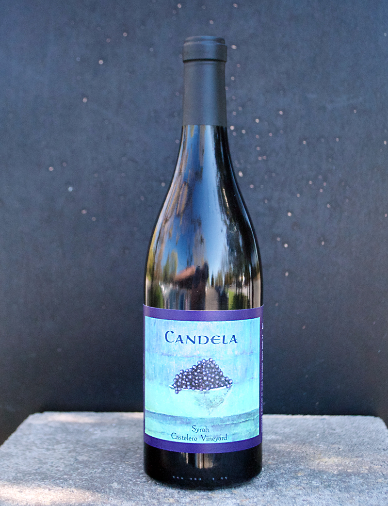 Miura Vineyards 2007 Candela Syrah 750ml Wine Bottle