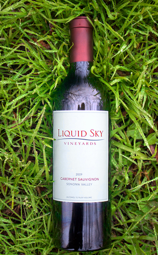 Liquid Sky 2009 Sonoma Valley Cabernet Sauvignon 750ml Wine Bottle