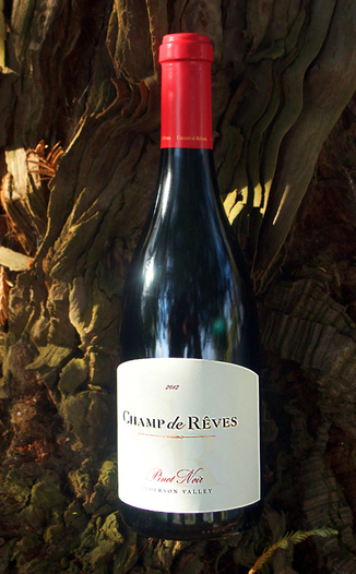 Champ de Reves 2012 Anderson Valley Pinot Noir 750ml Wine Bottle