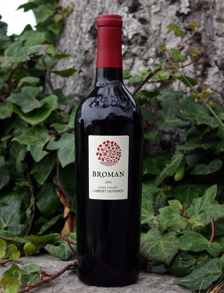 Broman Cellars 2003 Napa Valley Cabernet Sauvignon 750ml Wine Bottle