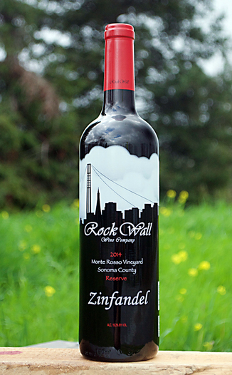 Rock Wall Wine Co. 2014 Monte Rosso Vineyard Reserve Zinfandel 750ml Wine Bottle